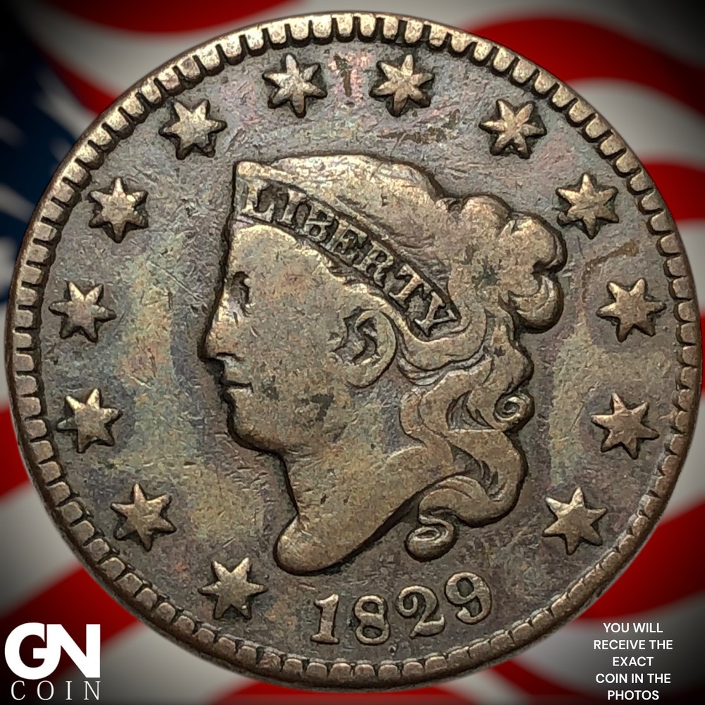 1829 Coronet Head Large Cent Z0527