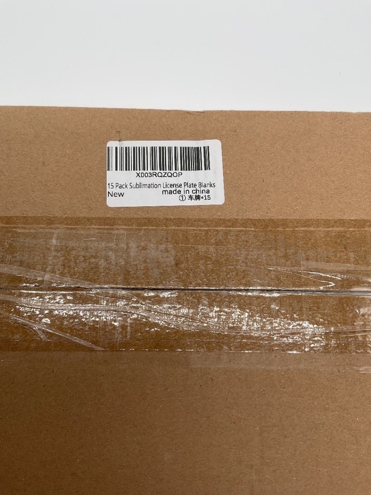 15 pack Sublimation License Plate Blanks