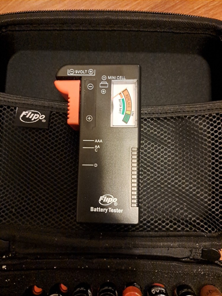 Flipo Battery Organizer Storage Case