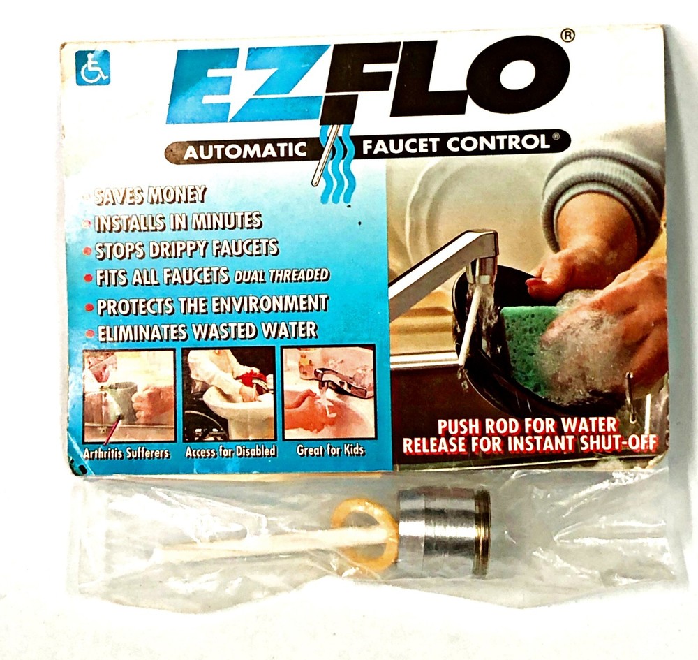 EZ-FLO Automatic Faucet Control Easy for Hand Wash Sinks Service SAVES MONEY