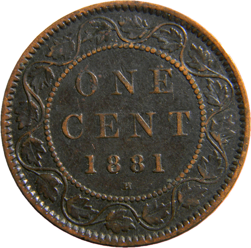 Canada 1881-H One Cent (05100)