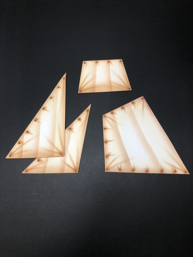 blood and plunder Bermuda/Balandra sloop Painted Sails