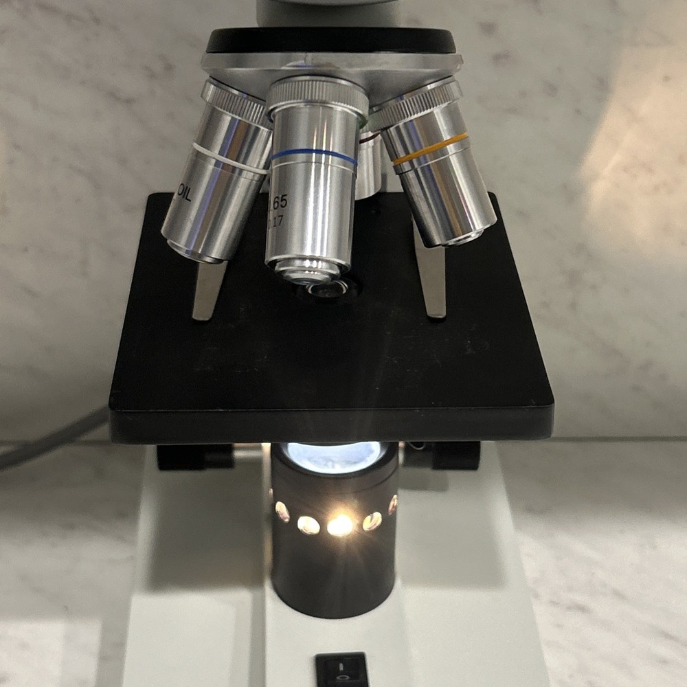 AmScope Microscope With WF10X Eyepiece Tested