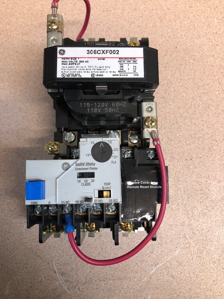 GE Motor Starter 306CXF004
