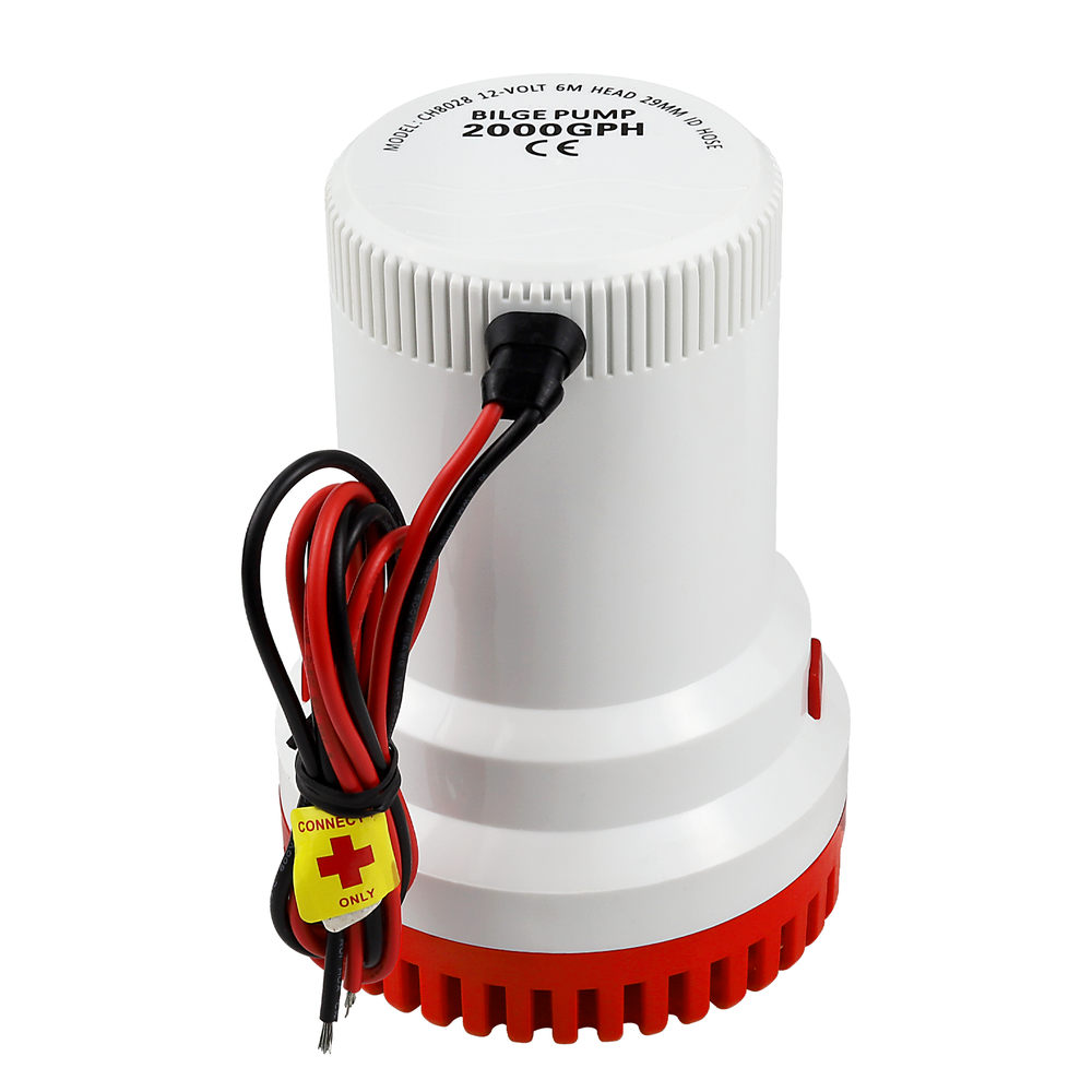 2000GPH New Bilge Boat Marine Water Pump 12V Submersible Plumbing Electric Pumps
