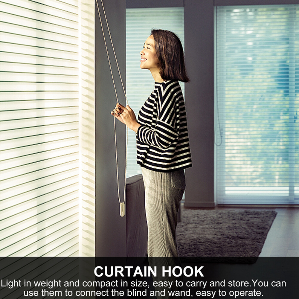 20 Pcs Blind Hold Down Bracket Door Blinds Bottom Bracket Bottom Shutter Hooks