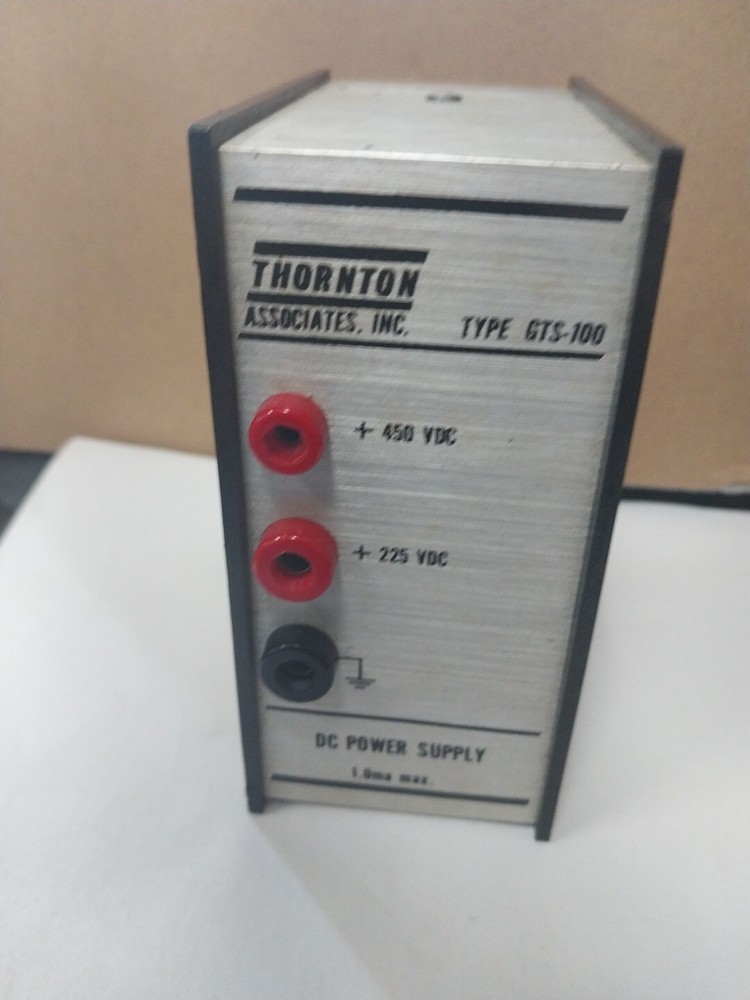 THORNTON ASSOCIATES INC.  GTS-100