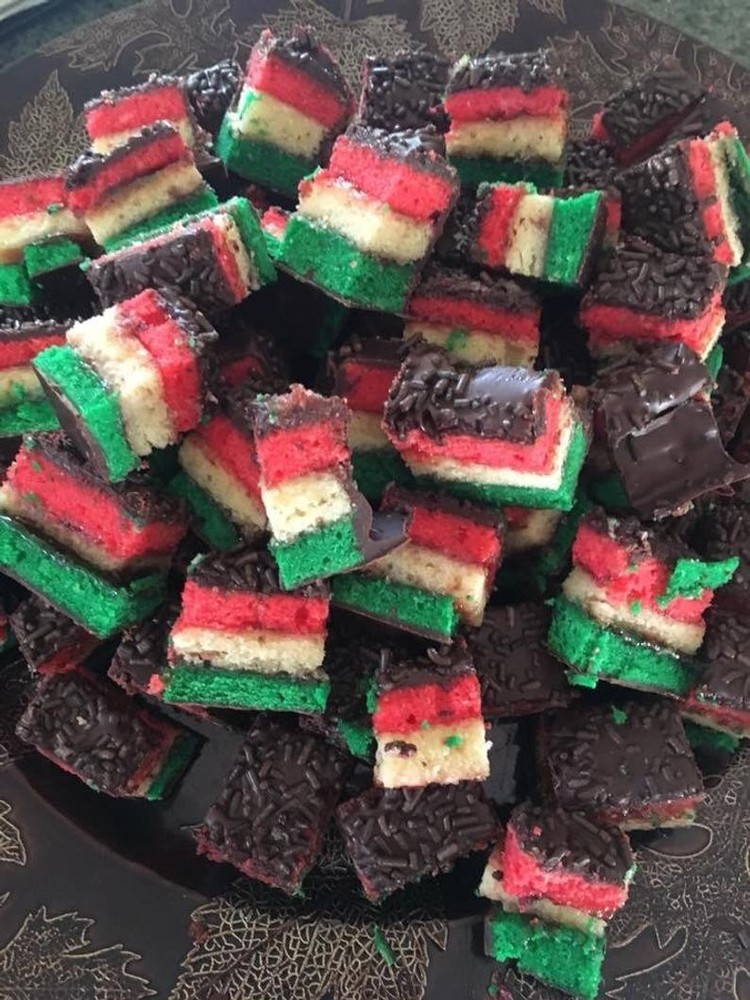 Authentic Italian Rainbow Cookies * Multiple Sizes & Variations Available