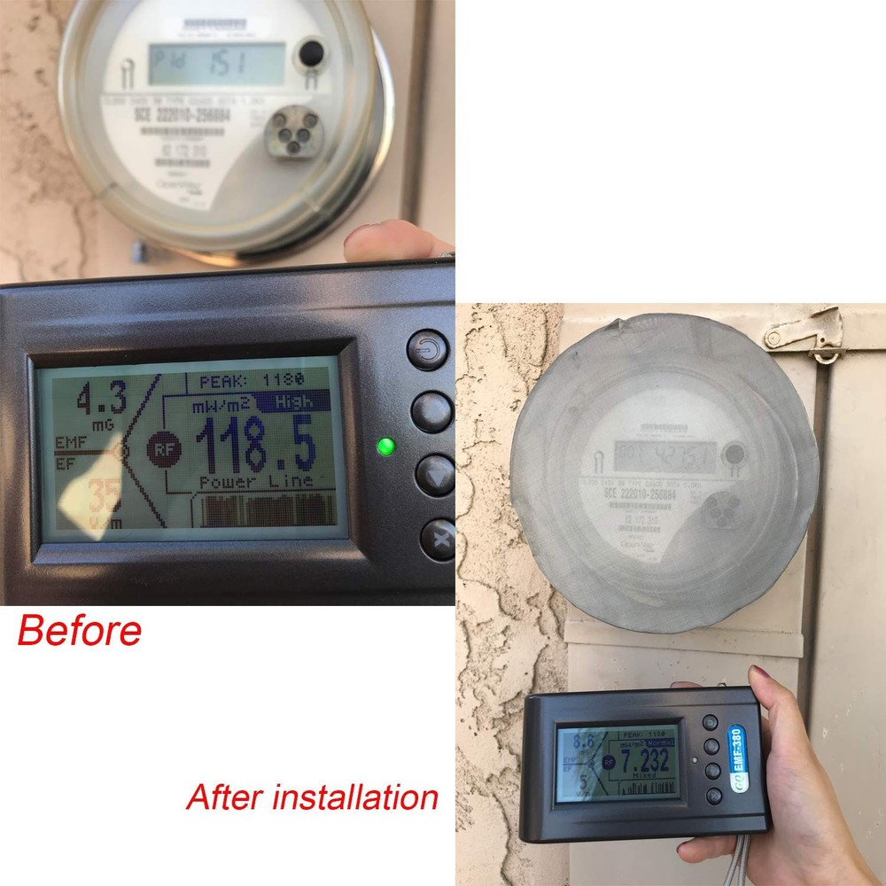 Smart Meter Cover Radiation Shield EMF Protection Faraday Cage Box Type2