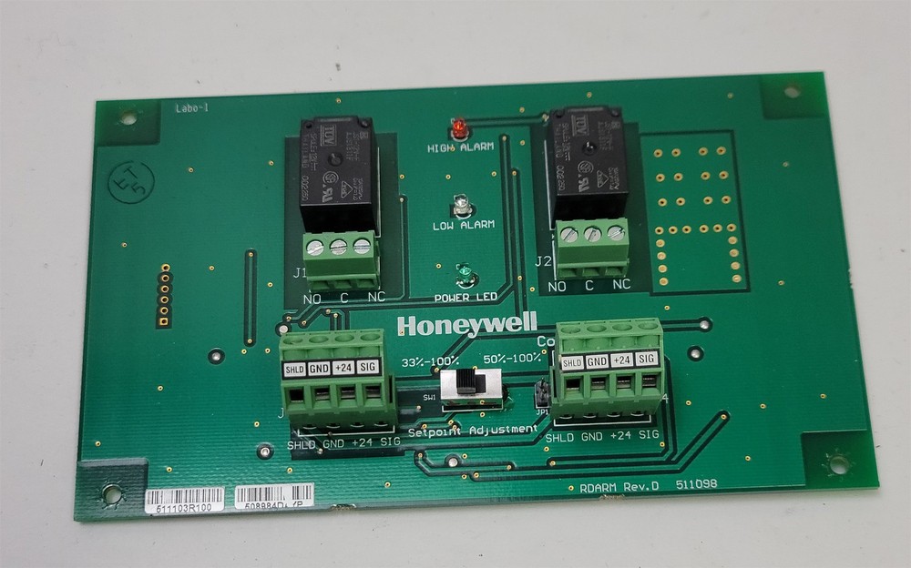 Honeywell 511098 / 511103R100 Refrigerant Panel Board