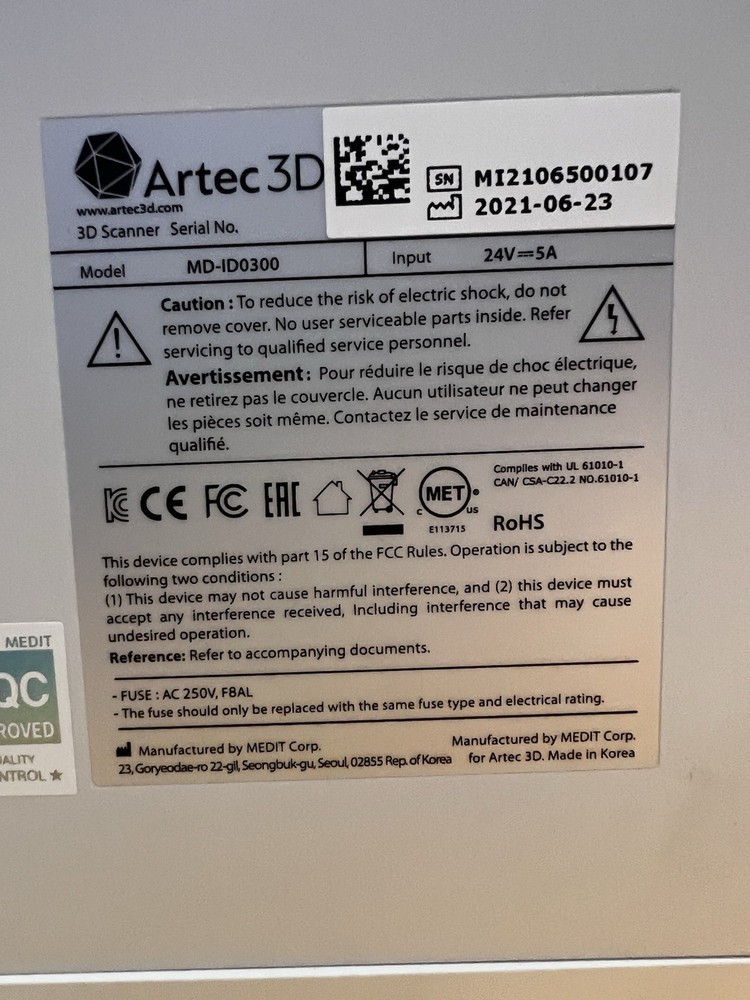 Artec Micro 3D Scanner