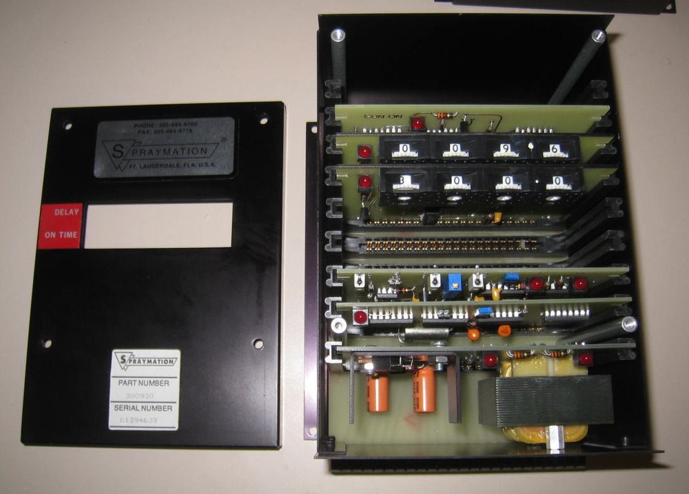 Spraymation 300930 Control Timer Clock Decade Delay Input Module ON Time NEW