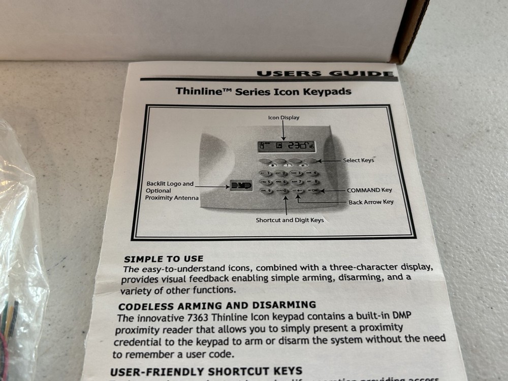 Superior Alarms Security Keypad White 2864725