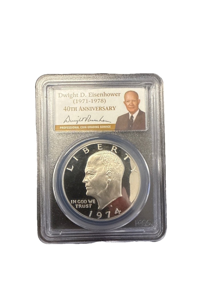 1974-S Eisenhower Silver Dollar "PCGS PR69 DCAM"