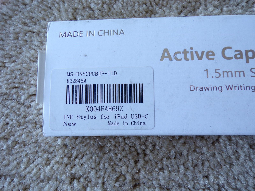Active Capacitive Pen Stylus Pencil For iPad; b15