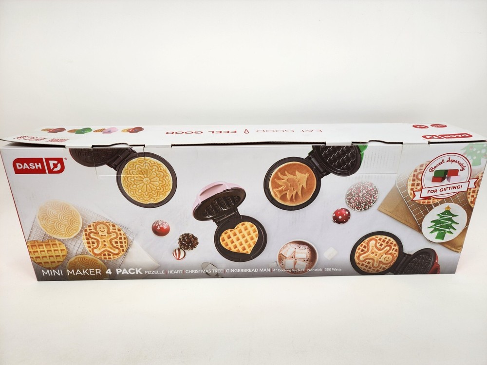 Dash Holiday Mini Maker (Pack of 4)