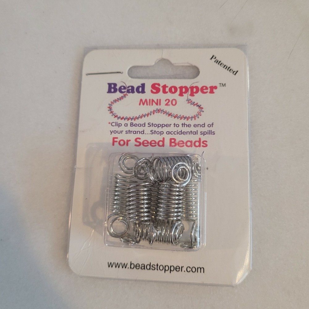 Beadsmith Mini Bead Stopper, 20 Pieces Per Pack