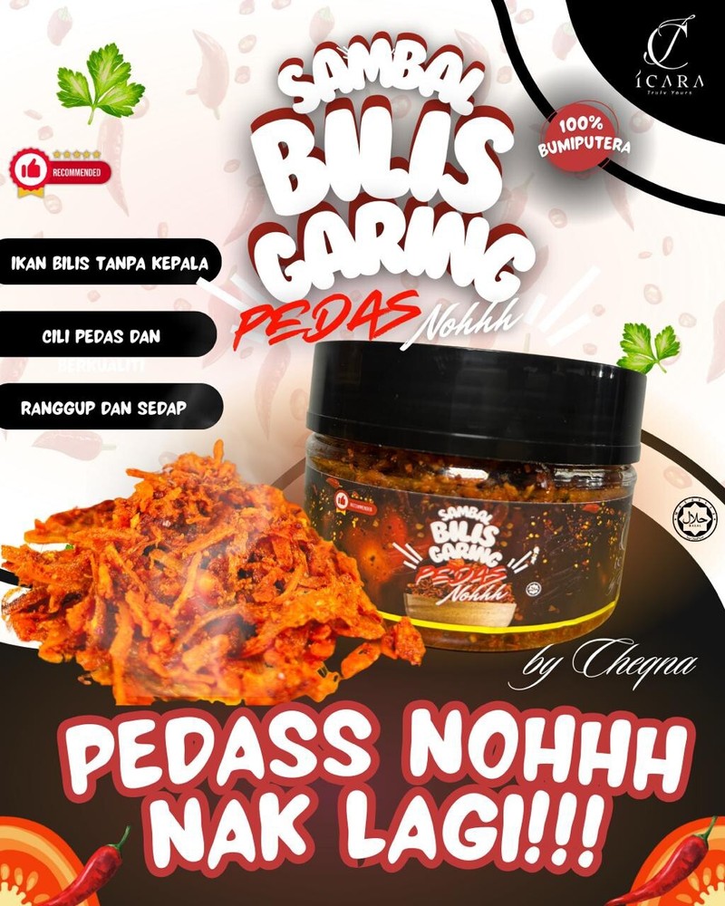 Sambal Bilis Garing (170g)