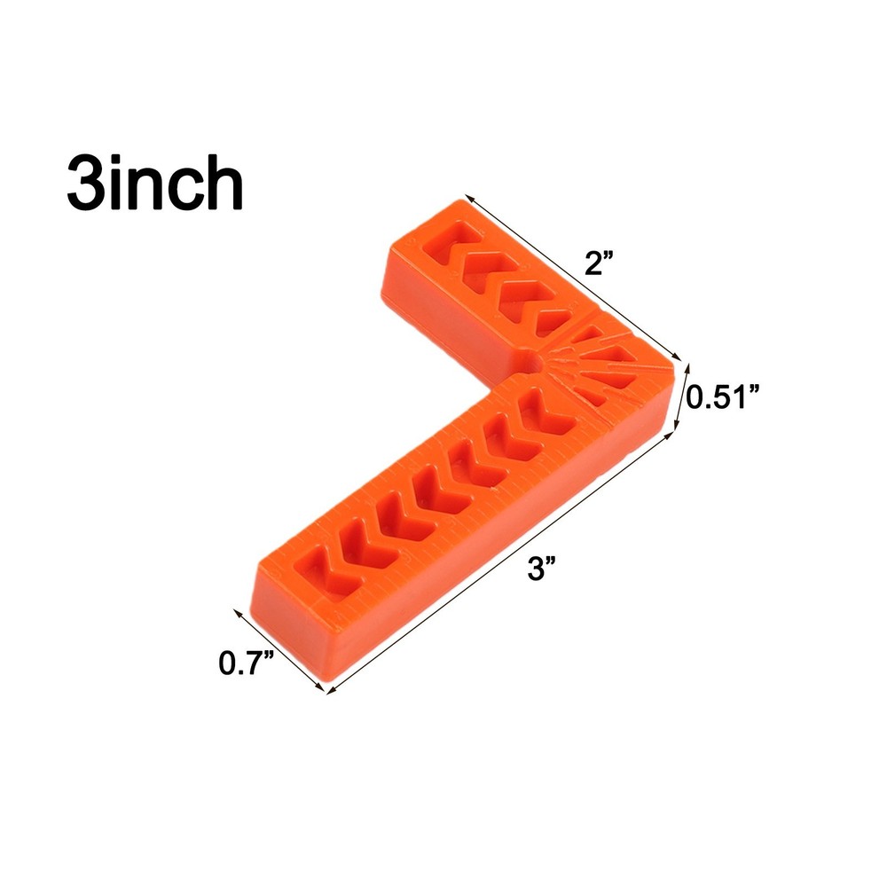Secure Angles in Woodworking 90 Degree Auxiliary Positioner Tool 4 Pack