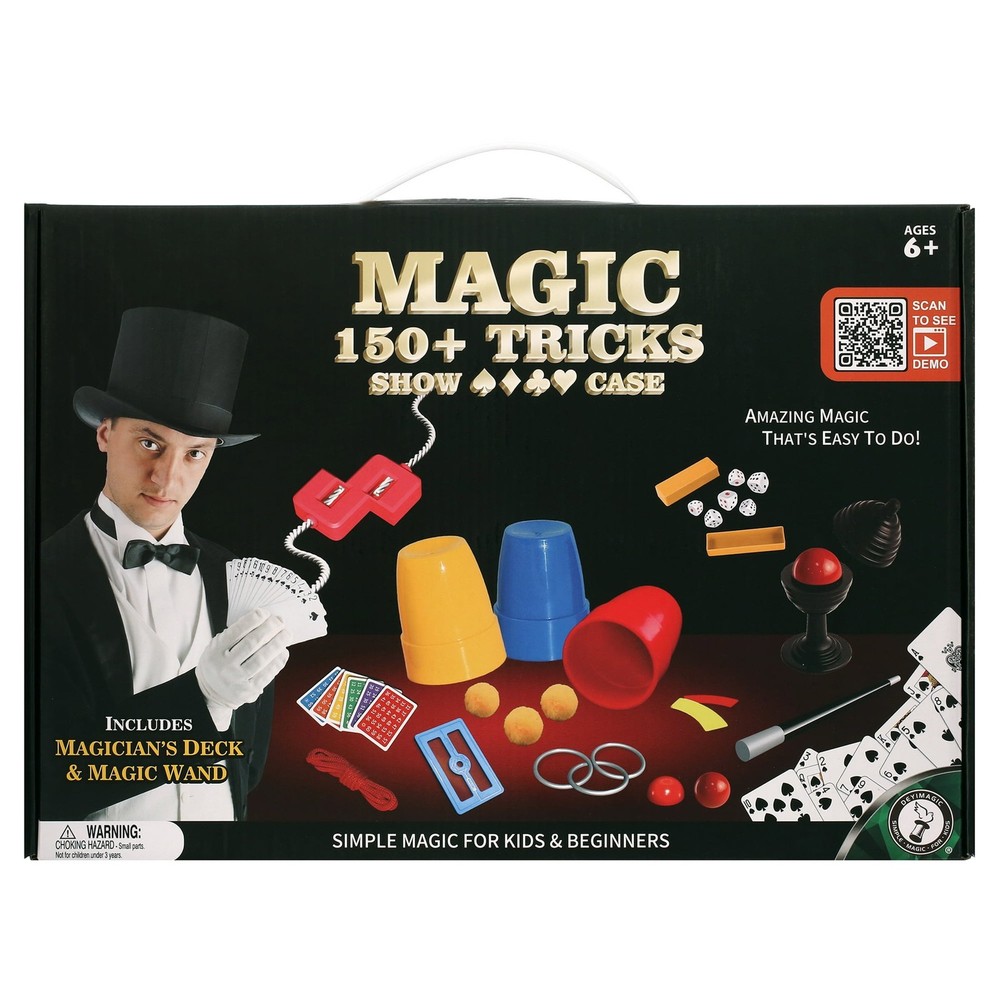 Magic Tricks for Kids Magic Kit with 200+ Tricks Beginner Set Ages 5+