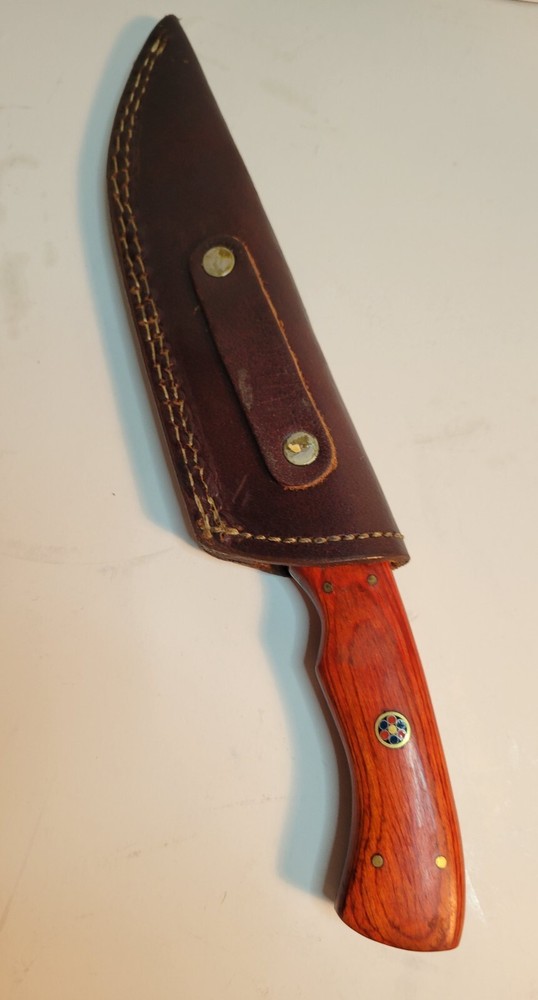Damascus Fixed Blade Knife with Sheath