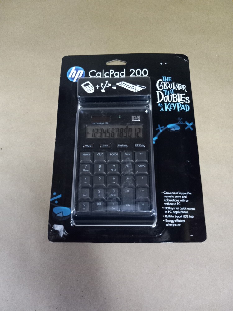 Vintage Hewlett Packard CalcPad 200, New