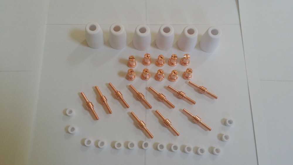 REBOOT RBC-6000D CONSUMABLES 40PCS COPPER EXTENDED FOR PLASMA CUTTER