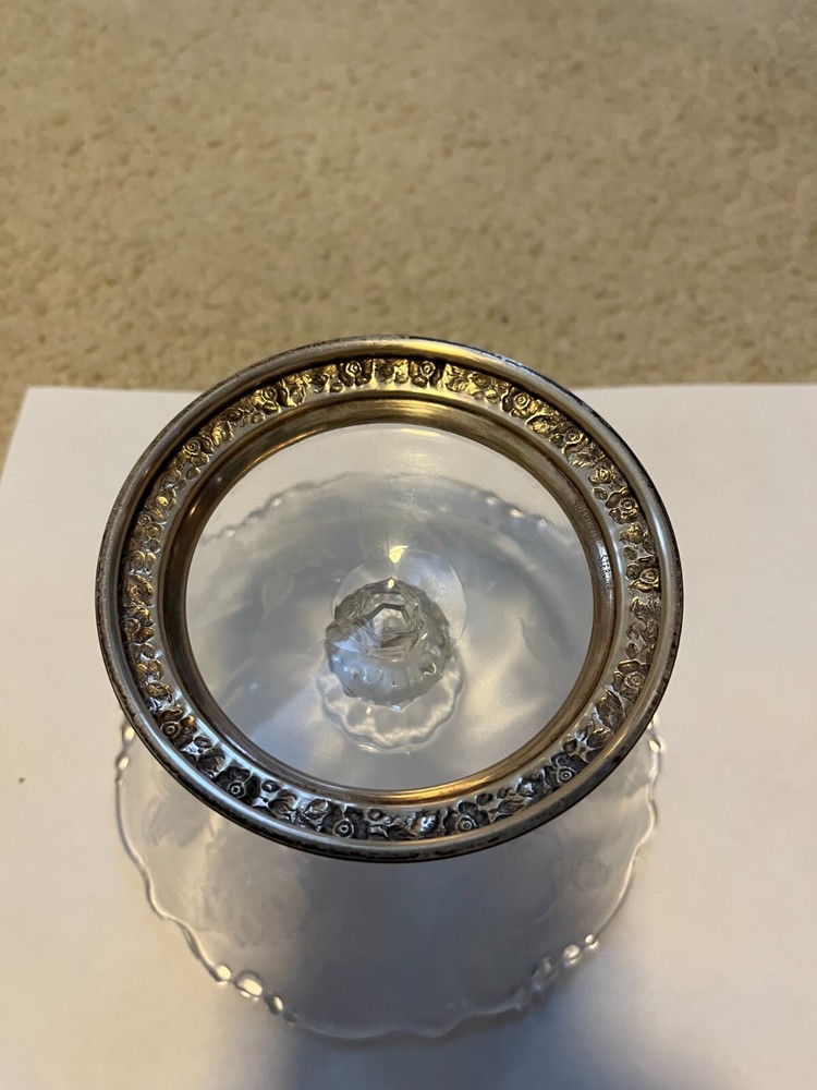 VIMTAGE BOARDMAN CANDY DISH STERLING PEDESTAL