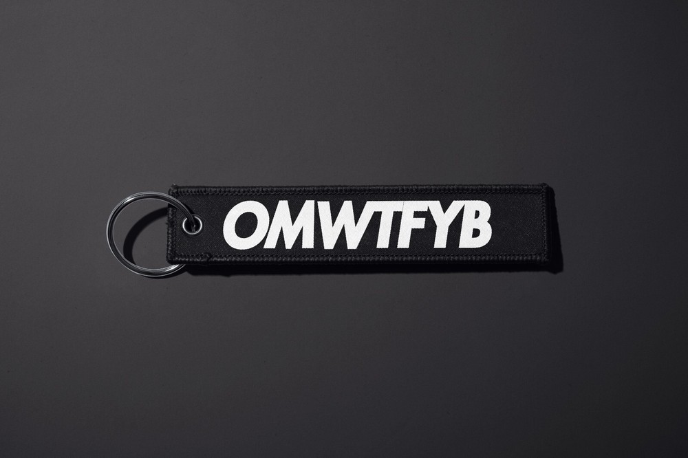 OMWTFYB Flight Tag Key Tag Keychain Crew