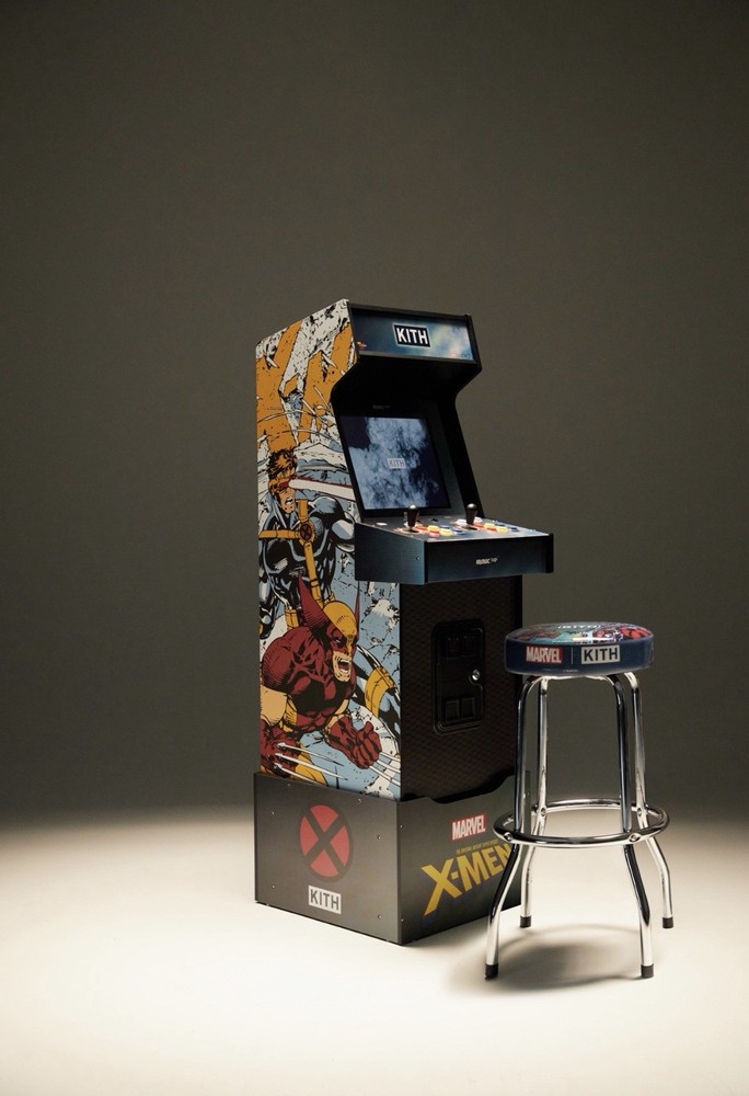Arcade1Up X Kith Marvel Vs Capcom 2 With Riser And Stool