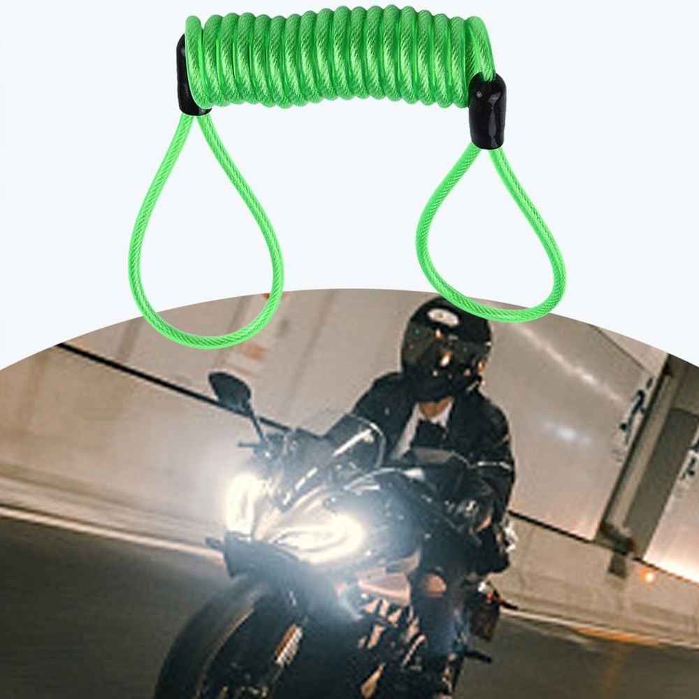 Disc Lock Reminder Cable Secure Your Motorcycle or Scooter Effortlessly
