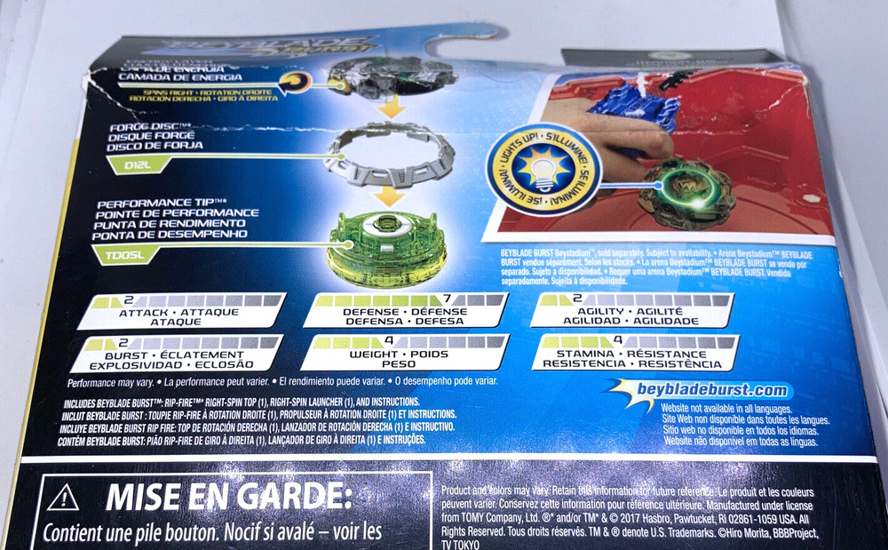 Beyblade Burst Evolution Wyvron W2 rip fire ensemble new