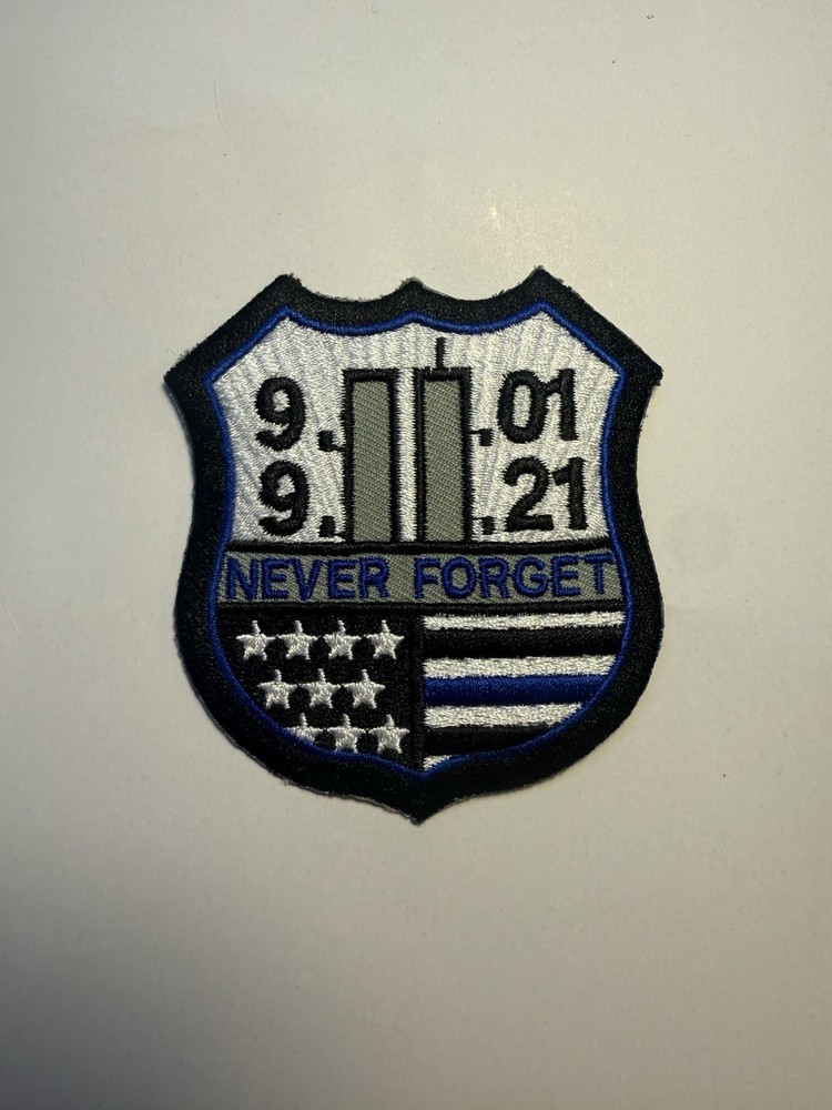 9/11 Blue Line Flag Patch