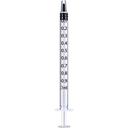 1ml/cc Syringe without Needle - 100PACK/Individually wrapped (1ml) 1ml