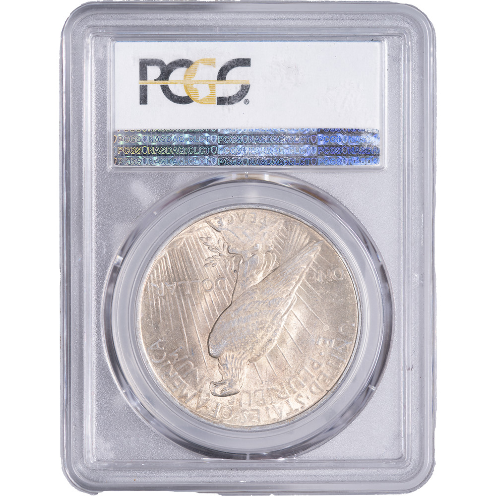 1924 $1 Peace Silver Dollar ~ PCGS MS62