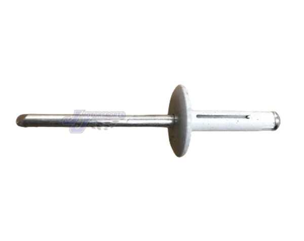 Large Head White Exploding Rivets Pop Rivet 250 ct. Tri-Fold Racing Fasteners