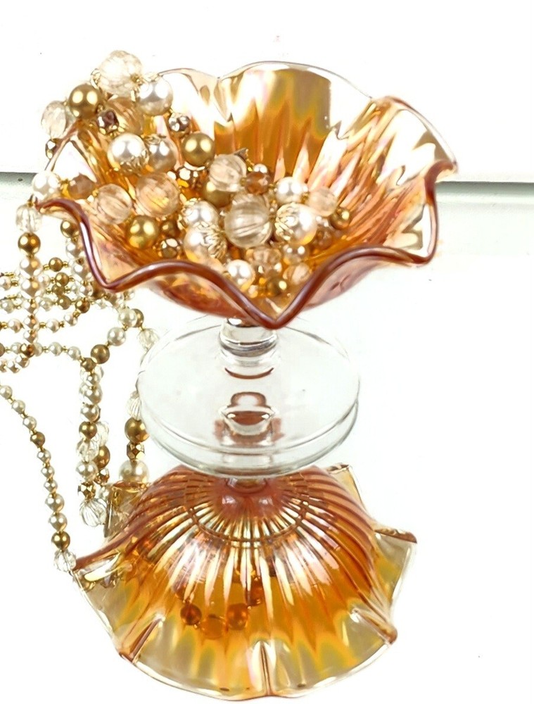 Carnival Glass Candy Dish
