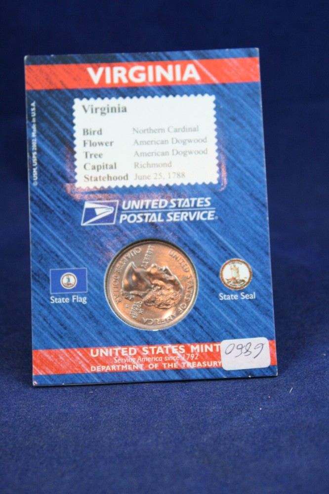 2000 STATE QUARTER and Stamp Set