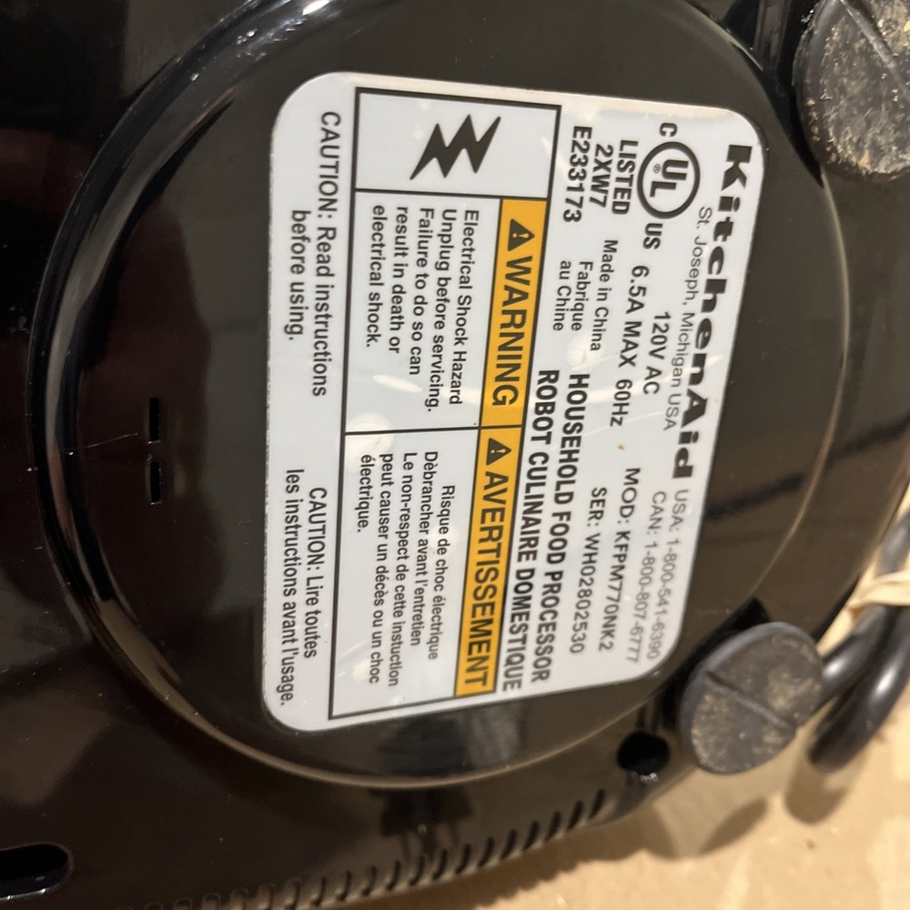 KitchenAid KFPM770 Replacement Motor Base Only / Pre-owned / Video For Function