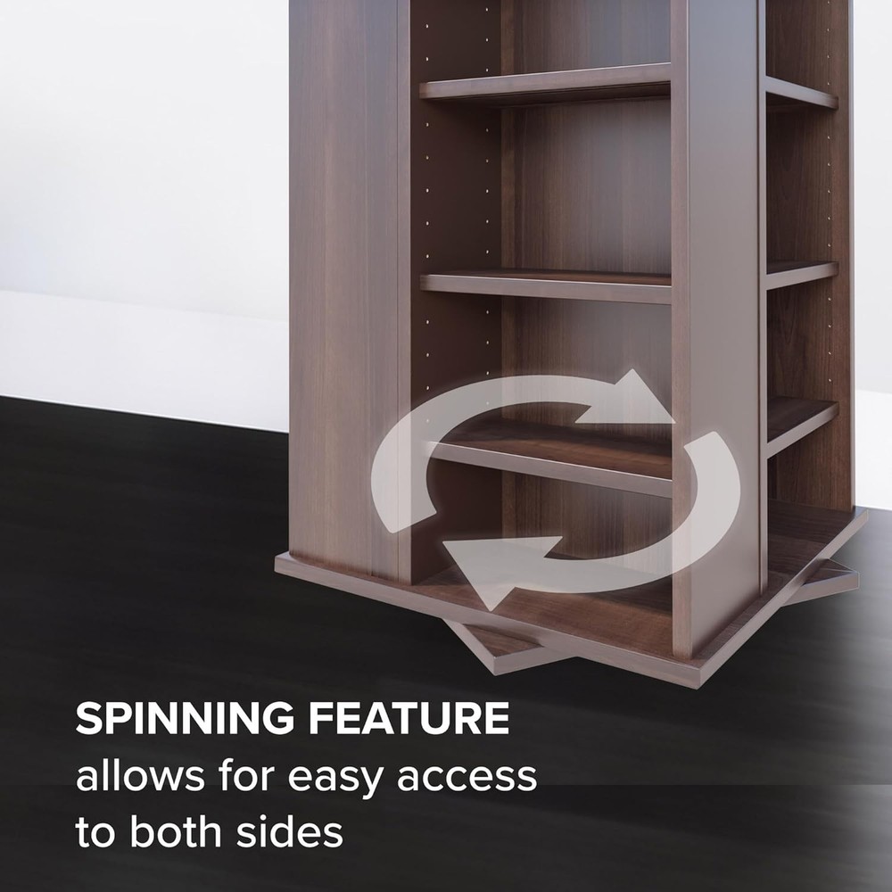 NEW Espresso Transitional Composite Media Cabinet