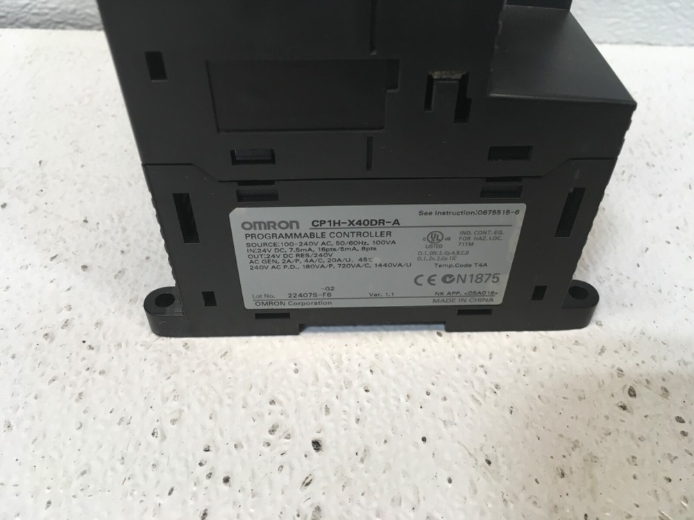 Omron CP1H-X40DR-A PLC Module (KB)