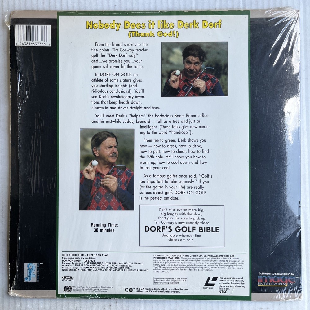 Dorf on Golf (Laserdisc)