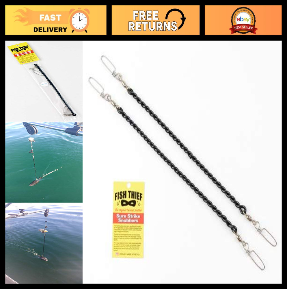 Downrigger Snubber Twin Pack, Black