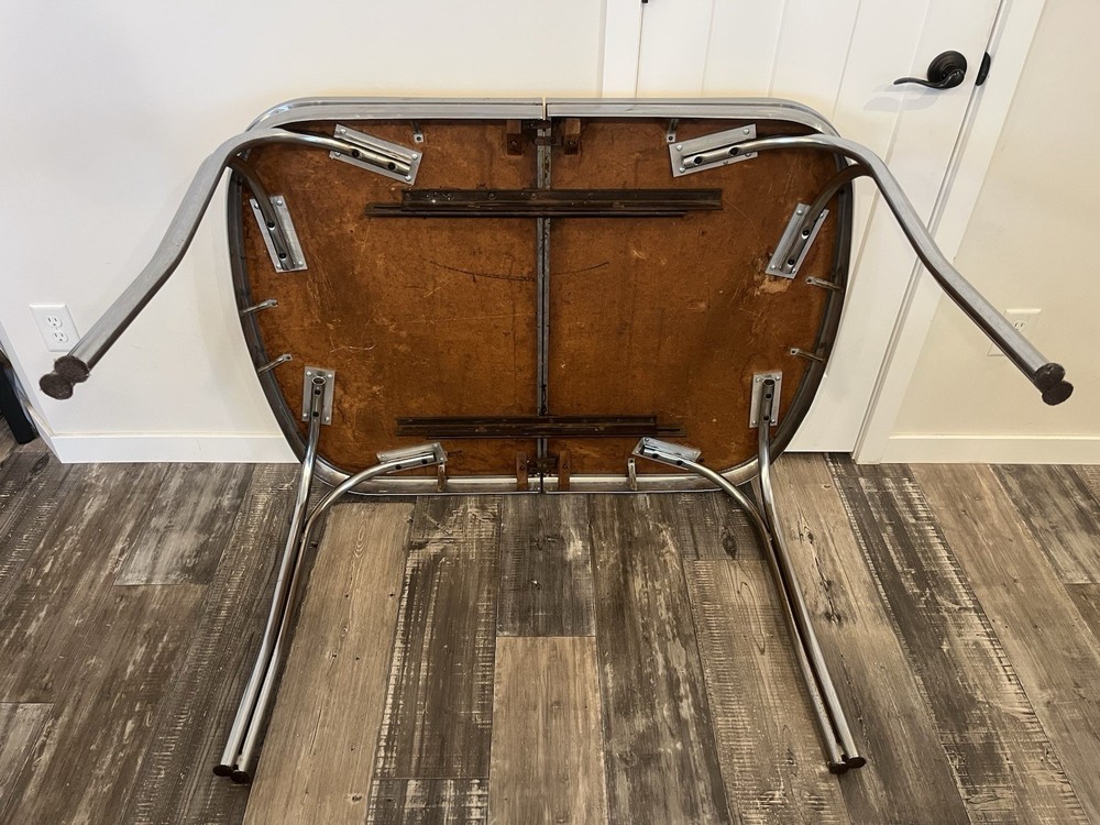 Vintage Yellow Formica Kitchen Table