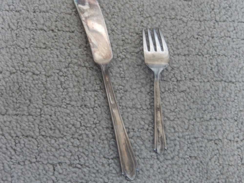 Stratford Plate Cotillion flatware & Box