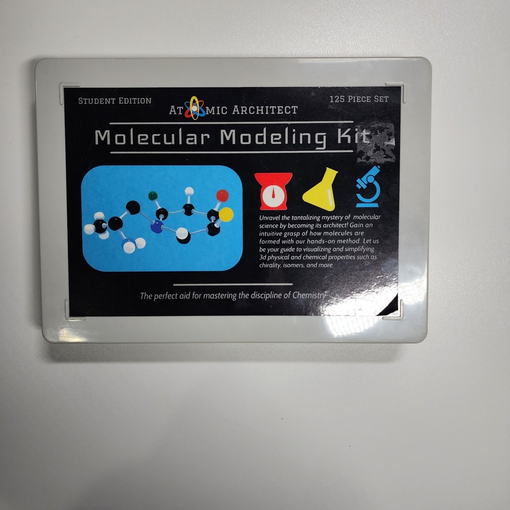 Atomic Architect Chymist Molecular Modeling Kit 125 Piece Set Student Edition