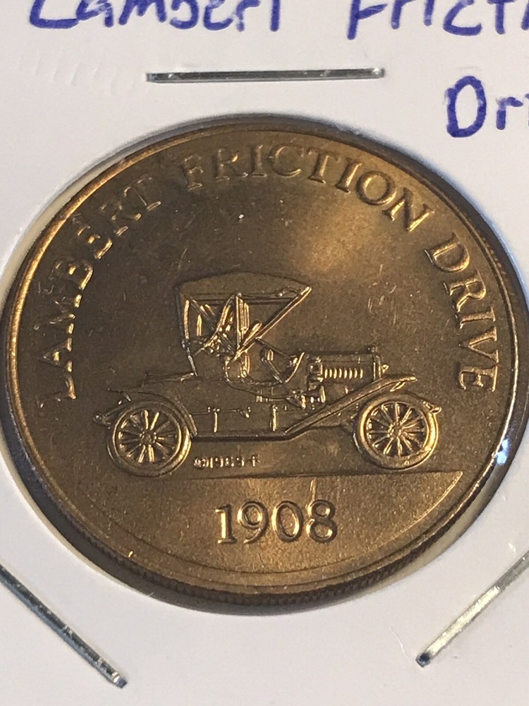 1908 Lambert Friction Drive Car Token