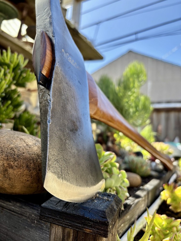 Warren script Undercutter/Chainsaw Axe on Smoked Hickory