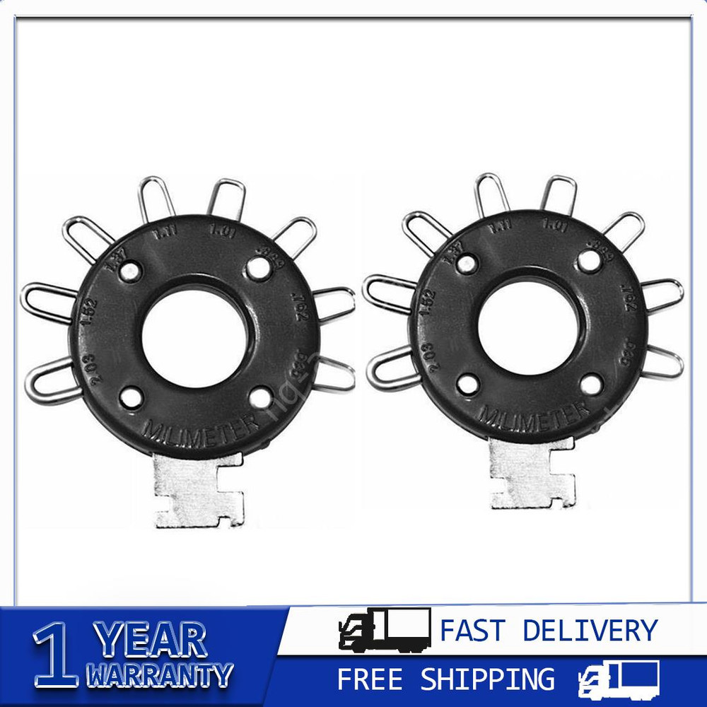 2x Performance Tool Spark Plug Gapper Gap Tool Adjustment Tool Metric Standard