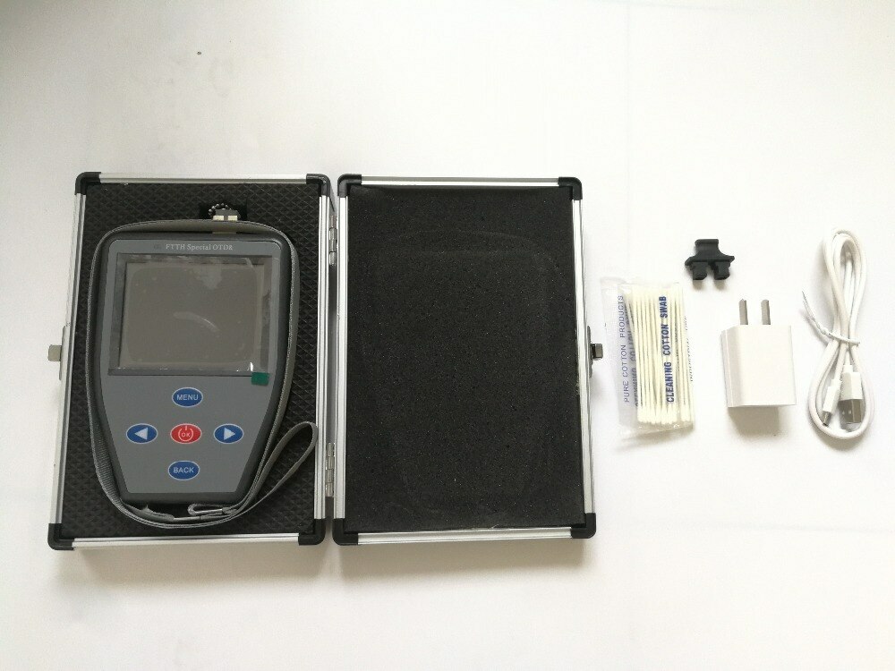FTTH OTDR with Optical Power Meter +Stable light source + Visual Fault Locator